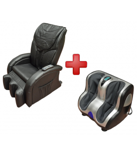KARMA Massage Chair - (New Model 2017l) + VITALZEN Feet and Legs Massager (New Model 2017)